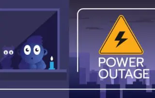Illustrates blackout emergency