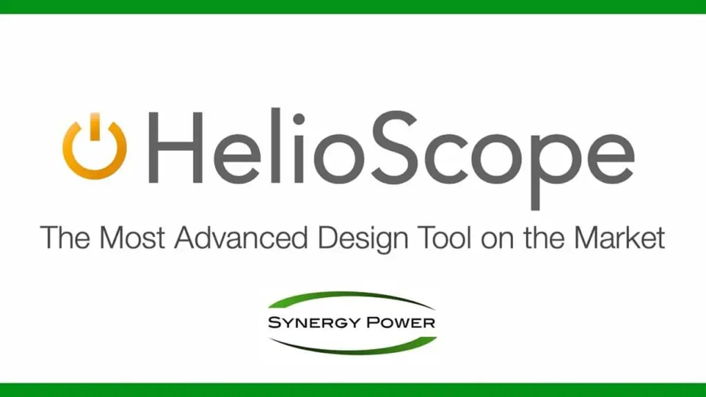 helioscope solar design tool