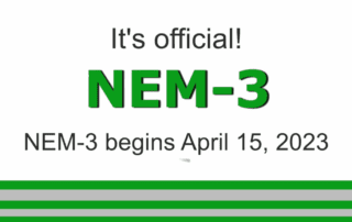 It's official! NEM-3 begins April 15, 2023.