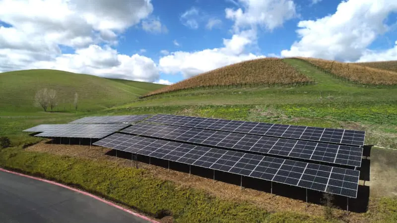 Solar Panels installed at one of our commercial solar projects in Livermore, CA
