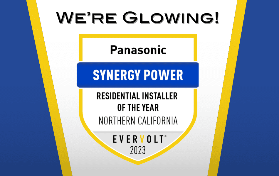 SYN-02 banner still We're Glowing! Synergy Power Named Panasonic's Installer of the Year 2023.