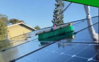 professional solar panel cleaning brush