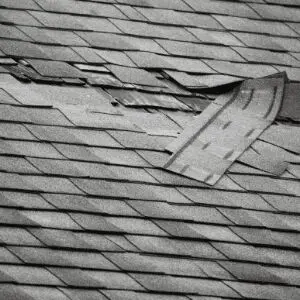 damaged-roof-solar shingles solar panels