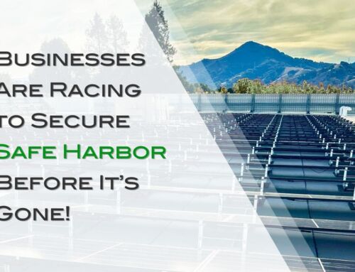 Don’t Wait and Risk Missing These Major Solar Credits